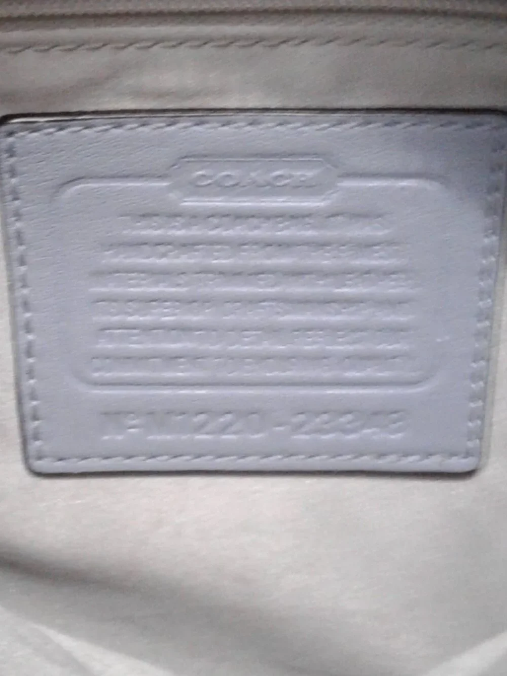 Coach Floral Print Purse